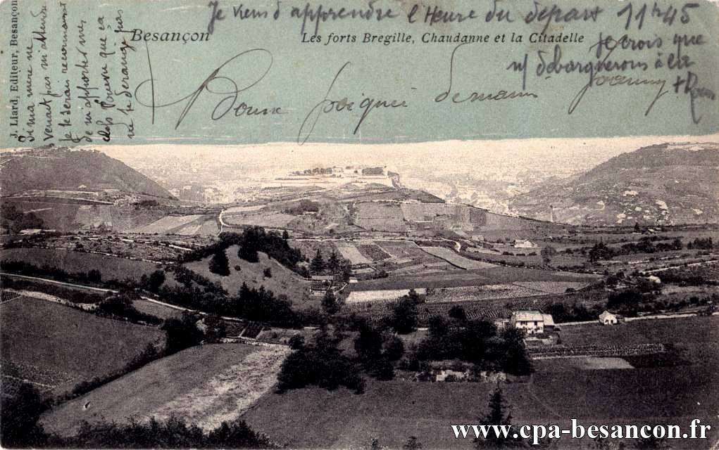 Besançon - Les forts Bregille, Chaudanne et la Citadelle
